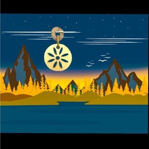 Cute Little’ol Chameli Petal Coin Pendant